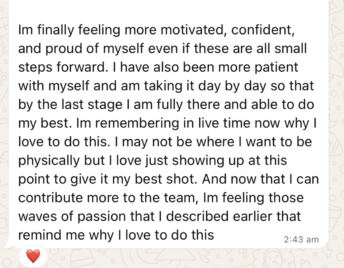 Athlete win